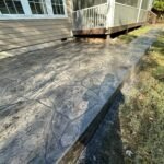 Stamped Concrete sidewalk Charlotte NC by ARG
