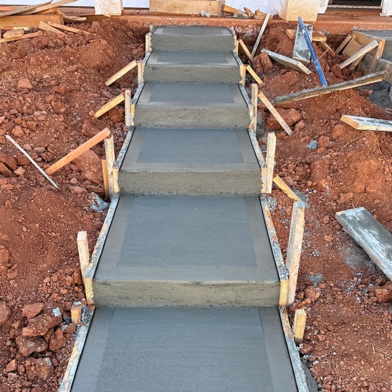 Concrete steps in charlotte nc by ARG Concrete